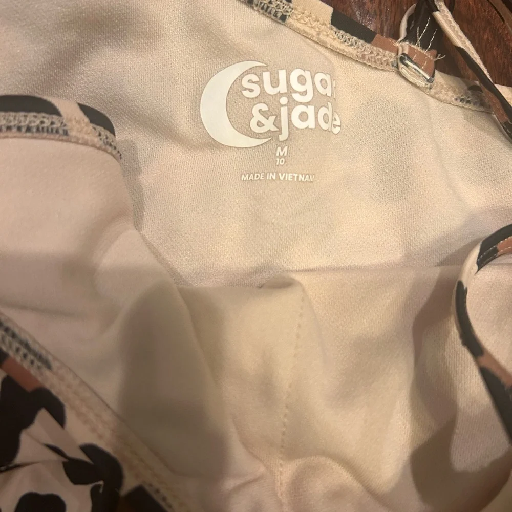 Bikini Leopard Print ruffled Kids size 10 Swim suit
Pool/beach/vacation - Picture 3 of 3